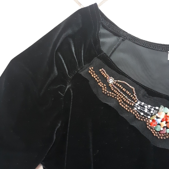 NEW CAROL ROSE LONG SLEEVE TOP - Picture 3 of 4